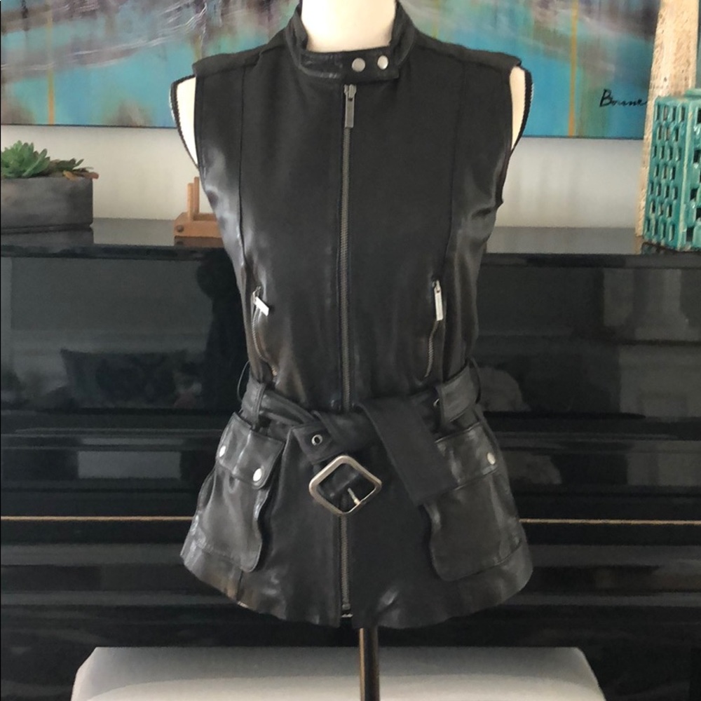 BOGO Kenneth Cole New York 100% Leather Vest